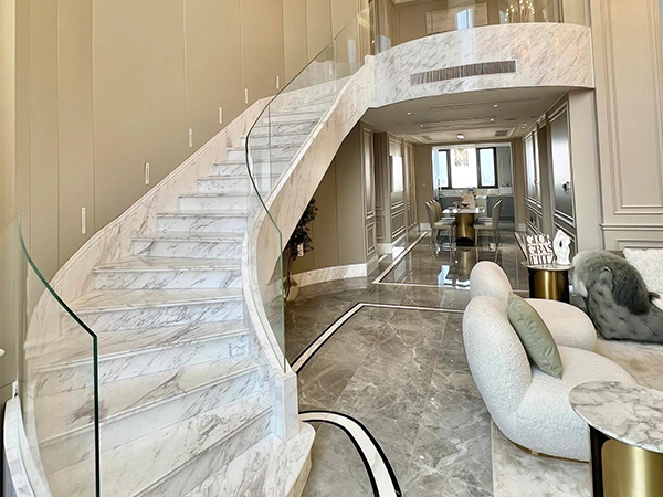 Volakas Marble stairs