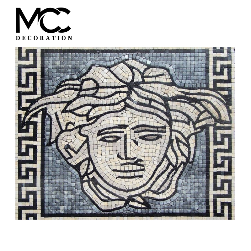 Stone mosaic arts Medusa