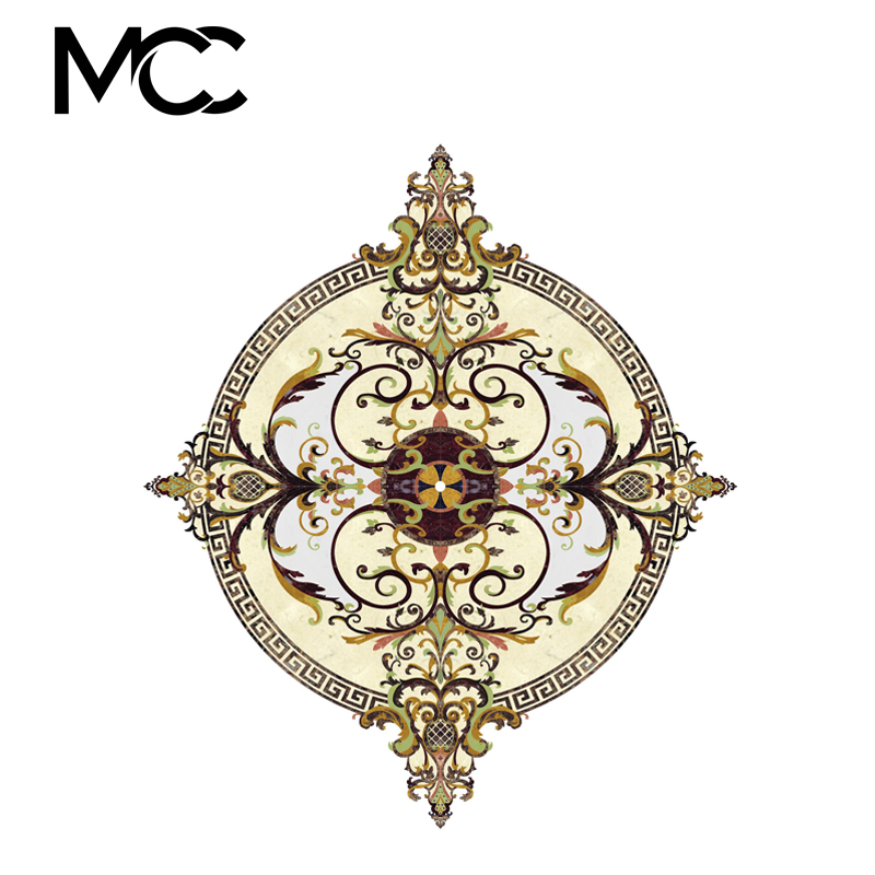 Classic style marble medallion