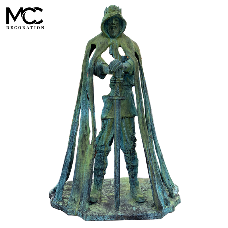 Bronze Made King Arthur Statue